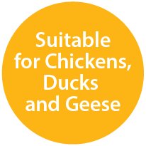 Suitable for Chickens, Ducks and Geese